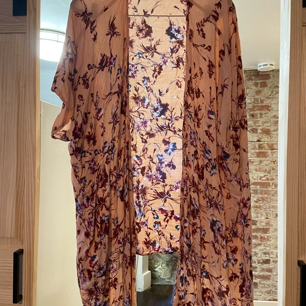 Angie's floral kimono cover